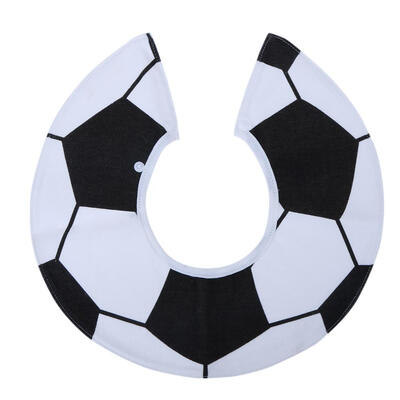 

Infants Cute Cotton Double Layer Press Button Waterproof Saliva Towels Bib