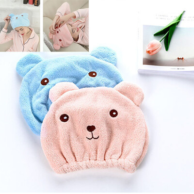 

Siaonvr Microfiber Hair Turban Quickly Dry Hair Hat Wrapped Towel Bathing Cap