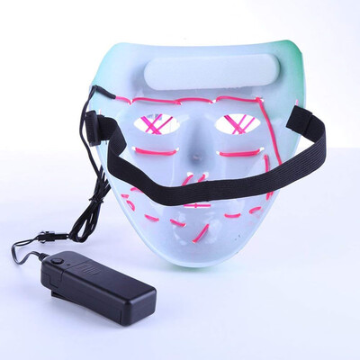 

Tailored Halloween Mask LED Light Mask for Festival Cosplay Halloween Costume