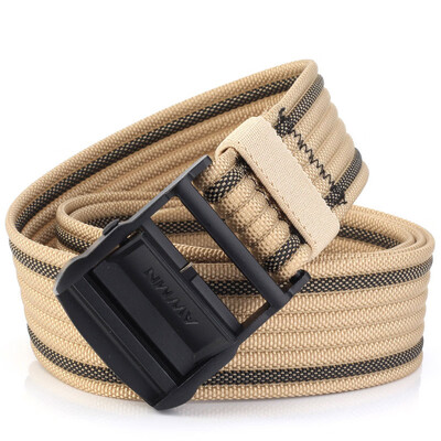 

Unisex belt Stripe Color Nylon Automatic Buckle Men belt fashion Alloy buckle Outdoor Multifunction Casual Men&Women belt