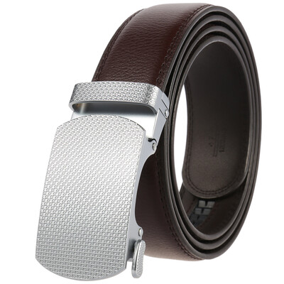 

Male Genuine Leather Strap Belts Men Quality Automatic Buckle Belts Men Real leather cowskin Novelty belt LY136-22060 harajuku