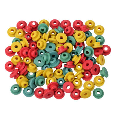 

100pcs Tattoo Machine Needles Tattoo Rubber Nipples Grommets Tattoo Pad