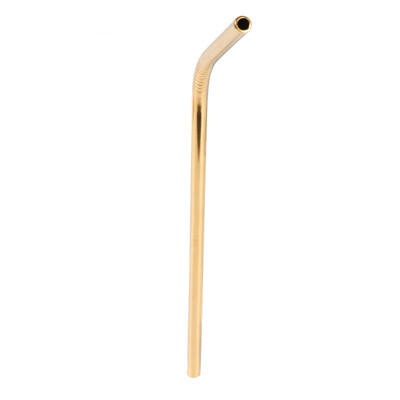 

Greensen 7pcs Drinking Stainless Steel Straw Metal Safe Straws Spoon Brush Box Set Titanium Gold