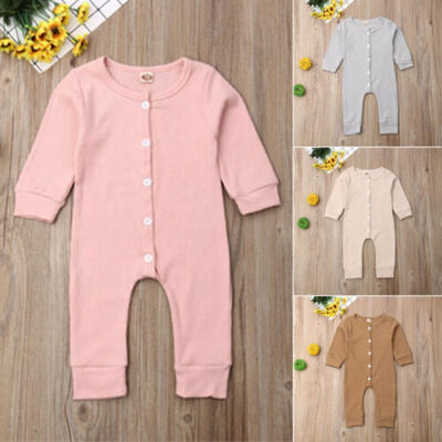 

Cute Baby Kid Boy Girl Infant Romper Jumpsuit Bodysuit Cotton Clothes Outfit Set
