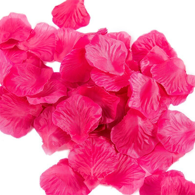 

100pcs Artificial Silk Rose Petals Flowers Petals Simulation of Petals Weddings Party Decoration Carpet Supplies