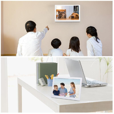 

Andoer 17 Inch LED Digital Picture Photo Frame 19201080 High Resolution Digital Photo Album 1080P Advertising Machine Scroll Subt