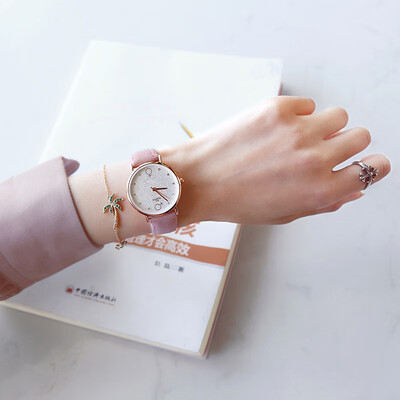 

Scandinavian lady watch ins style simple temperament fashion light bee style French minority student watch