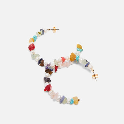 

2019 New ZA JEWELRY vintage exaggerated big round metal pearl statement earring for women party wedding accessories