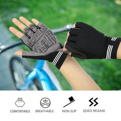 

Greensen Half Finger Outdoor Sports Riding Cycling Glove Slip-Resistant Gloves Breathable