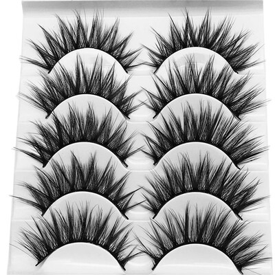 

〖Follure〗3D Eyelash Imitation Mink Natural Thick False Eyelash 5 Pairs