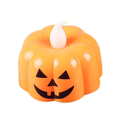 

〖Follure〗Halloween Pumpkin Light Flickering LED Light Flameless Candle Special Party Home