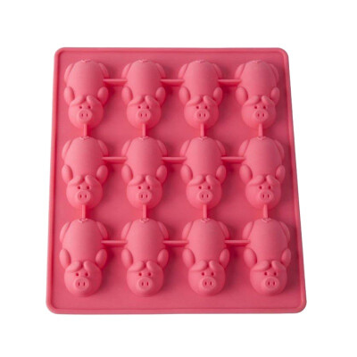 

Cute Piggy Shaped Cake Moulds Mini Bread Cake Decoration for Festival Party Dinner DIY Chocolate Candy Cookie Baking Molds