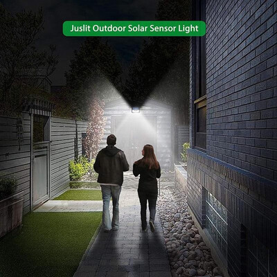 

1000lm Waterproof Solar Light 55LED Outdoor Security Lamp w Remote Control