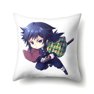 

Japanese Anime Demon Slayer Throw Pillowcase Decorative Pillow Case Cushion Cover with Double-Sided Pattern