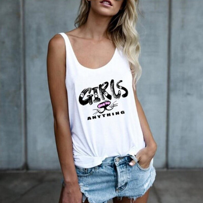 

Starmoon Fashion Women Cat Print Casual Tank Top Blouse Sleeveless O Neck T-Shirt