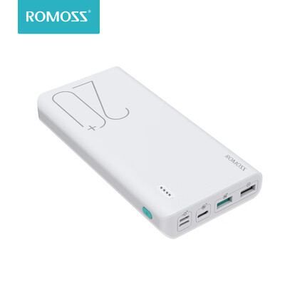 

20000mAh ROMOSS Sense 6 Power Bank With QC30 Two-way Fast Charging External Battery Portable Charge For Phones Tablet