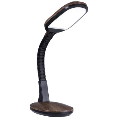 

LED Adjustable Gooseneck Energy Saving Desk Lamp-Oak
