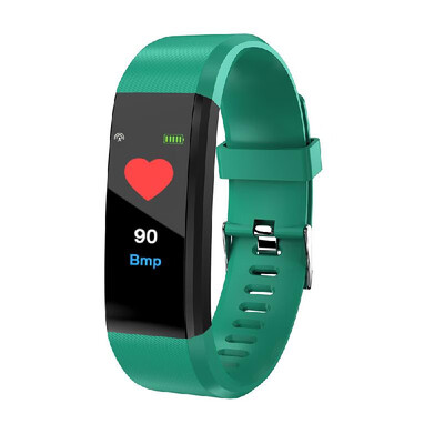 

ID115plus Smart Bracelet 096inch TFT Screen 90mAh Heart Rate Blood Pressure Monitoring Calorie Fitness IP67 Waterproof BT Alarm