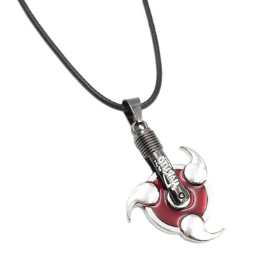 

Naruto Necklace Japanese Animation Naruto Shippuden Sharingan Shape Necklace for Kids Teens Adults&Anime-Fans