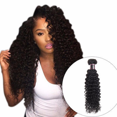 

Peruvian Kinky Curly Weave Human Hair Bundle Afro Human Hair Extension Natural Color Non Remy Hair Weave