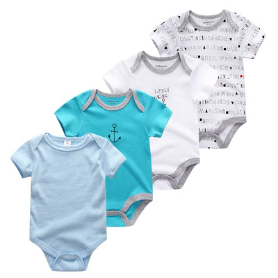 

4PcsLot Unisex For Babies Bodysuits Baby Boys Clothes 0-12M Newborn Rompers Babywear Roupas de bebe Sleepwear Baby Girls Clothes
