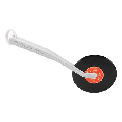 

Toponeto Vinyl Records Shape Pizza Cutter Cakes Bread Round Wheels Cutter