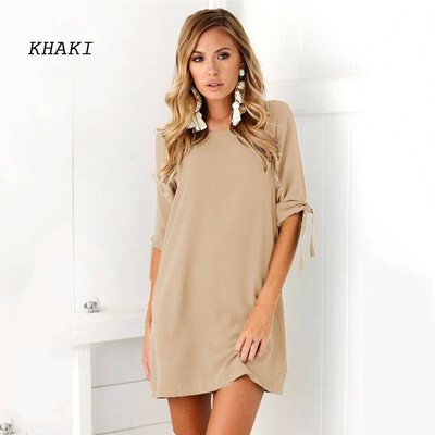 

Womens Plus Size Long T-shirt Ladies Casual Party Mini Dress Blouse Tops