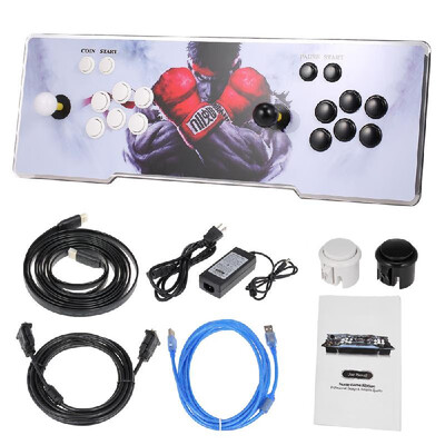 

6S 1399 in 1 Arcade Console Joystick Arcade Buttons 1 Player 2 Players Control Retro Arcade Game Box White