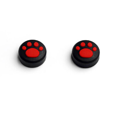 

2PCS Cute Cat Paw Claw Rocker Cap Silicone Analog Controller Thumb Stick Grips Cap For Nintendo Switch NS Controller Joy-Con Thum