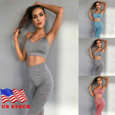 

Women Sports YOGA Workout Gym Fitness Leggings Pants Jumpsuit Athletic Clothes