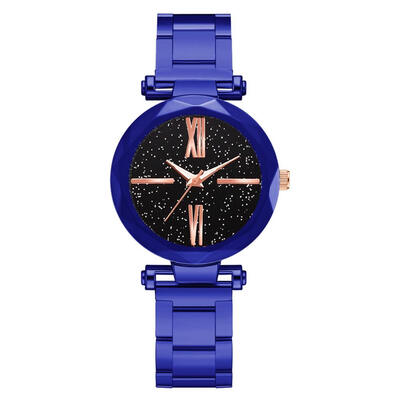 

Minimalism Women Watches Luxury Ladies Quartz Wristwatch Alloy Strap Starry Sky Dial Clock Fashion Gift Zegarki Damskie