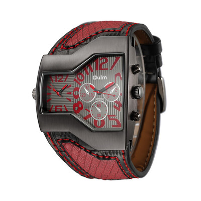 

Oulm Ou Lei personality mens watch two places when the Korean trend mens watch