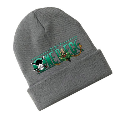 

redCherry Anime Winter Hats One Piece Embroidery Skull Beanies Hat Cap Hip Hop Knitted Hat