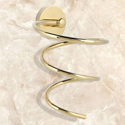 

Greensen Metal Wall Mounted Hair Dryer Holder Storage Rack Bathroom Barbershop