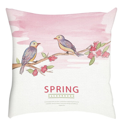 

Gobestart Pillow Case Sofa Car Waist Throw Cushion Cover Home Decoration