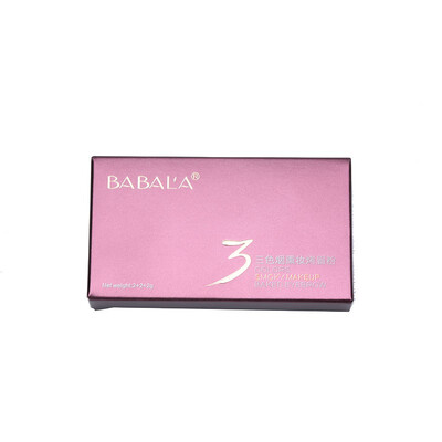 

Three-color smoky eyebrow powder