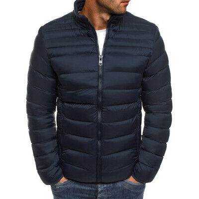 

Gobestart Mens Autumn Winter Zipper Warm Down Jacket Packable Light Top Quality Coat