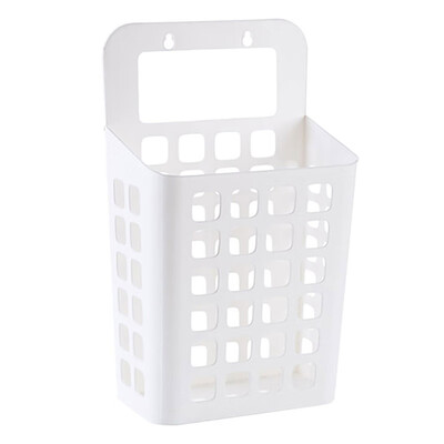 

Household Practical Hollow Out Suction Cup Hanging Type Plastic Dirty Clothes Storage Basket