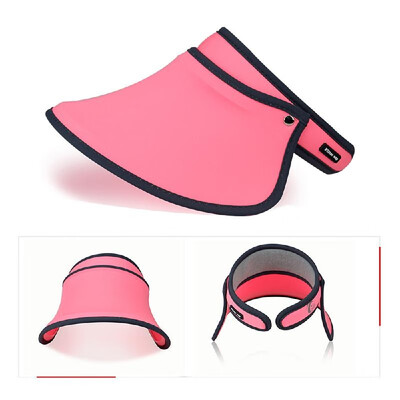 

UV Protective Sun Visor Rotatable Large Brim Summer Beach Hat UPF 50 for Women