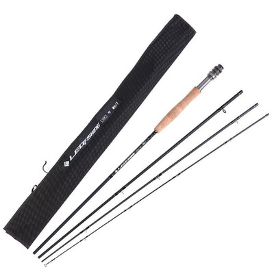 

Carbon Fly Fishing Rod 9FT 27M 4 Section Fishing Rod Fishing Pole Soft Cork Handle Fly Rod