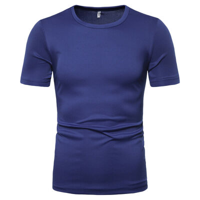

Mens Slim Fit O Neck Short Sleeve Muscle Tee Shirts Casual T-shirt Tops Blouse