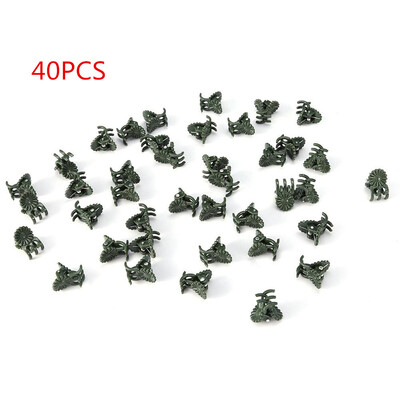 

Greensen 40PCS Mini Plant Clips Garden Flower Plant Support for Orchid Daisy Stems Flower Support Clip Plant Support