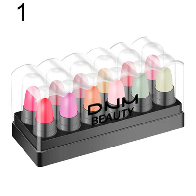 

12Pcs Long Lasting Matte Effect Moisturizing Lipsticks Color Change Lip Makeup