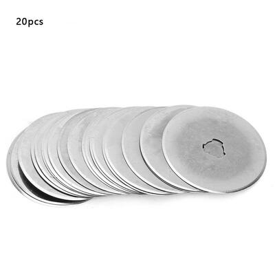 

Greensen 20Pcs 45mm Alloy Tool Steel Round Circular Paper Cloth Leather Cutter Blade Accessories