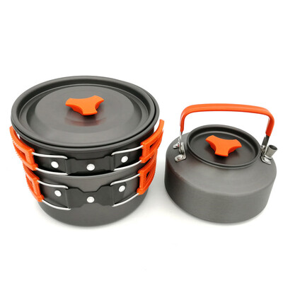 

〖Follure〗Outdoor Camping Set Pot Teapot Combination 2-3 Person Set Pot