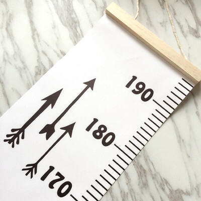 

Siaonvr Baby Height Growth Chart Hanging Rulers Kids Room Wall Wood Frame Home Decor New