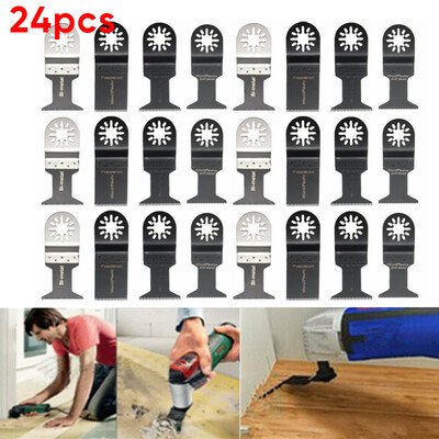 

24pcs Oscillating Multitool Saw Blades Set For Fein Multimaster Makita Bosch