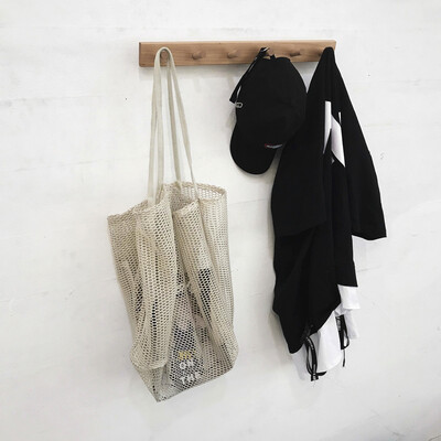 

Tailored Unisex Mesh Messenger Beach Shoulder Bag Large Capacity Handle Bags Shopping Bag
