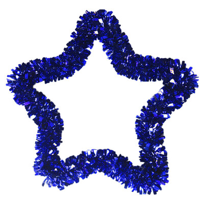 

Gobestart Christmas Supplies Garland Wreath Door Wall Home Ornament Party Decor Star