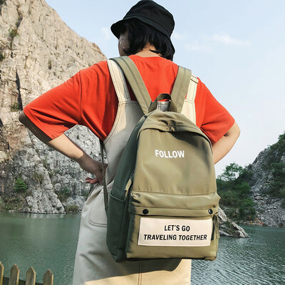 

INS Style Ancient School Bag Woman Korean Edition Senior High School Shoulder Bag Woman Campus Japanese Backpack Woman Lovely